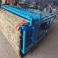 Meilleure vente riz blé herbe paille tapis tressage machine foin tige tressage machine