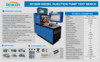 Machine d'Étalonnage Beacon Electrical BC3000 pour la Réparation de Pompe à Injection Diesel avec Garantie d'un An 380V/220V