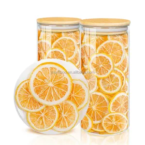 OEM Wholesale bulk high quality 100% natural organic FD Freeze dried fruit Lemon slices