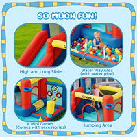 FBSPORT Pastell-Hüpfburg Weichspielgeräte Zaun Kleinkind-Indoor-Spielplatzausrüstung Spielplatz im Freien für Größere Kinder