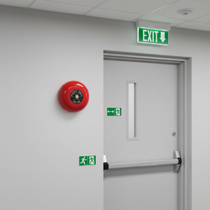 Avertisseur sonore industriel conventionnel 24 V, 6 pouces, 95 dB, rouge, en métal, étanche, certifié CE - Product Image 5