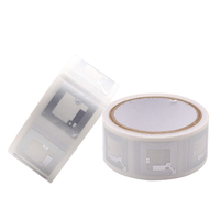 Étiquette adhésive RFID NFC programmable et imprimable sur mesure 35*35mm, étiquette intelligente pour hôtels, mini-étiquette 13.56MHz, fonctionnelle en mode humide/sec