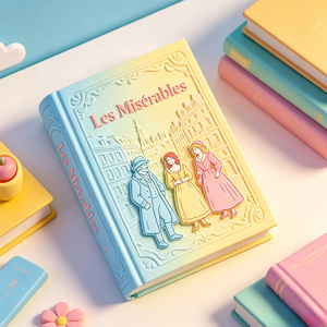 Livre relié personnalisé OEM Les Misérables de Victor Hugo pour adolescents, lecture de <span class=keywords><strong>littérature</strong></span> classique - Product Image 3