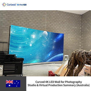 Canbest U serie P1.25 1.25Mm 5400x3037.5Mm curvo interno 4K Led Video Wall schermo per Studio fotografico in Australia - Product Image 4
