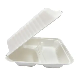 Free Sample High Quality Biodegradable Disposable Restaurant Sugarcane Plates Dishes Paper Platese