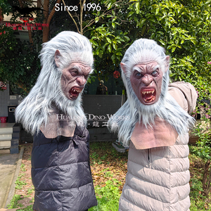 Ác Quái Vật Ma Cà Rồng Đầu Mặt nạ trang trí Halloween Masquerade bên phim Prop mô hình quái vật thực tế - Product Image 1