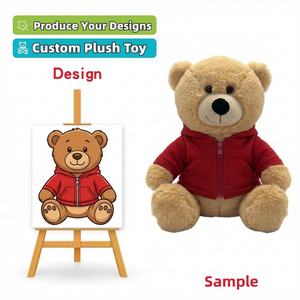 Peluches Personalizados con Logotipo, Fabricante de Juguetes de Peluche, Peluche de Troll Azul con Chaqueta, MOQ Bajo, OEM, ODM, Muñeco de Peluche Animal - Product Image 3