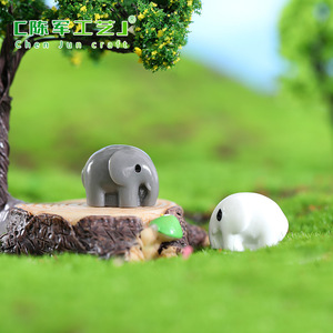 Fabbrica Weij vende all'ingrosso ornamenti per micro-paesaggi, coppie di elefanti, piante succulente, bottiglie ecologiche decorative fai-da-te con muschio. - Product Image 2