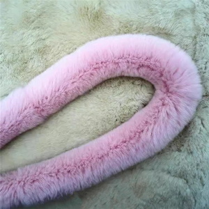 Nuevo tamaño de color personalizado Fake <span class=keywords><strong>Rex</strong></span> <span class=keywords><strong>Rabbit</strong></span> <span class=keywords><strong>Fur</strong></span> <span class=keywords><strong>Trim</strong></span> - Product Image 1