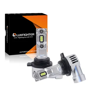 LuxfighterQ36 carro levou farol super brilhante mini tamanho como halogênio 6500K Cool White Lâmpadas LED com 3X Refrigeração Atualizado O3