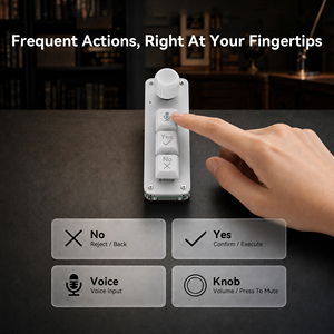 Teclado Inalámbrico SIKAI con Entrada de Voz por IA <span class=keywords><strong>para</strong></span> Codex Vibe, Teclado de Atajos Personalizado <span class=keywords><strong>para</strong></span> Programación en Oficina y Computación - Product Image 3