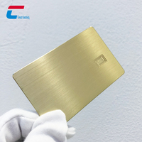 Tarjeta de Crédito Metálica Personalizable con Grabado, Chip RFID y NFC, Resistente al Agua, Compatible con EMV, Tarjeta de Visita para Control de Acceso