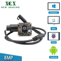 8MP 4K IP-Kameramodul IMX415 Starlight CMOS H.265 ONVIF Audio I/O 38*38mm für Elektronik
