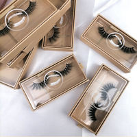 Boîtes en Carton Vides pour Cils de Vison avec Impression de Logo Personnalisé en Gros, Emballage en Vrac pour Cils Maquillage