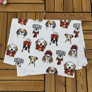 Hoshom 2025 Bán Buôn Biểu Tượng Tùy Chỉnh Mới Nhất Thiết Kế Riêng Của Bạn Ý Tưởng Quà Tặng Đầy Màu Sắc Nhà Bếp Trà Khăn Con Chó Khăn Trà - Product Image 4