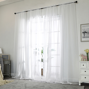 OWENIE رخيصة البوليستر الجملة مخصص جاهزة ستارة إعادة تدوير الفوال ستائر غرفة المعيشة شفافة والستائر من الصين - Product Image 2
