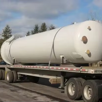 Réservoir de propane GPL commercial et industriel de 5-100m ³, récipient à pression horizontal au-dessus du sol