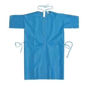 Premium Disposable Patient <strong>Gowns</strong> - Breathable SMS Non Woven Material - Pack <strong>of</strong> 10 - Product Image 1
