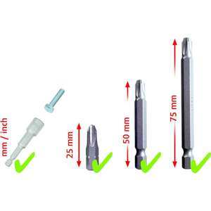 KS TOOLS - 911.2008 Jeu d'embouts 1/4 '', 20(8 pcs) - EAN 4042146415559 INSERTS POUR VISSER DES EMBOUTS DE VISSAGE - Product Image 3