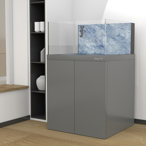 <span class=keywords><strong>ตู้</strong></span><span class=keywords><strong>ปลา</strong></span>ทรงสี่เหลี่ยมผืนผ้า กระจกใสพิเศษ สีขาว ขนาดใหญ่ พร้อมตู้กรองด้านหลังและฐานอลูมิเนียม - Product Image 2