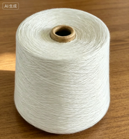 32S Big White Melange Polyester Yarn for Socks & Fashion Knitwear