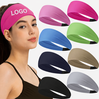 Bandeau Spandex Absorption de la sueur Hommes Femmes Yoga Fitness Workout Sport Running Bandeau en nylon