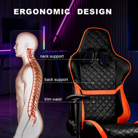 Chaise de jeu ergonomique en cuir, pliable, pivotante, personnalisable, verte, style exécutif, pour joueurs, vente en gros