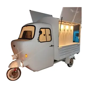 Ticari tam donanımlı mutfak sokak barbekü Churros sepeti mobil mutfak gıda römork çekilebilir gıda kamyon