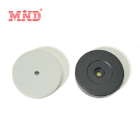 Tag Token RFID Anti-Logam NFC Titik Patroli ABS dengan Lubang Sekrup untuk Bahan Logam