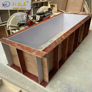 Nouvelle jardinière en béton GRC Magic Stone 1250*900, à poser au sol, pour extérieur, bac de plantation, plateaux pour pots de paysage - Product Image 2