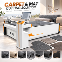 Mesin Pemotong Karpet Industri CNC Flatbed Digital untuk Karpet Bentuk Khusus dan Ubin Karpet