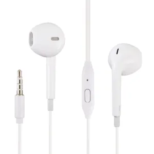 3,5mm Sport Stereo Music Noise canceling jack Wired Earphones Headset Headphone com microfone Handsfree Earphone
