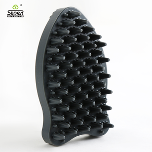Spazzola da bagno per animali domestici, cane gatto in <span class=keywords><strong>silicone</strong></span> morbido massaggiatore spazzola per doccia, adatto per la pulizia di cani e gatti a pelo corto - Product Image 2