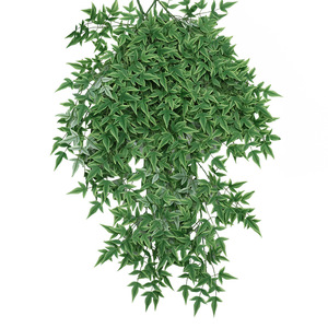 Feuilles de vigne persanes artificielles, décoration murale verte, plante en plastique, fleur en soie, verdure intérieure et extérieure 6666 - Product Image 4