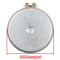 HA250-1 Haut-parleur de compression à aimant aérospatial de 28 mm, 80 mm, 34 mm de goulot, 8 Ohm, 60W, pour enceintes audio DIY