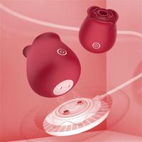 Saugvibrator in Rosenform, Klitoris-Saugvibrator, Sexspielzeug für Frauen, Nippel-Vibrator, im Dunkeln leuchtender Rosen-Vibrator, Sexspielzeug für Frauen