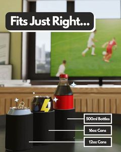Porte-canettes isotherme pliable 12 oz, 3,5-5 mm, en néoprène, pour bouteilles de vin et de bière, avec impression de logo personnalisé - Product Image 4