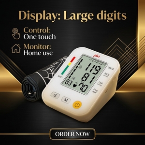 Tensiomètre intelligent Bluetooth 2026 avec écran LCD, alimenté par piles AAA, certifié CE - Contrôle par application, tensiomètre sans fil JZK - Product Image 1