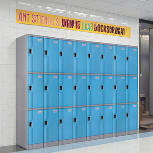 Casiers de personnel de gym en ABS de haute qualité avec système de verrouillage électronique à combinaison pour un rangement sécurisé des vêtements dans les vestiaires - Product Image 3