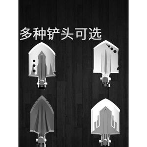 Pioche multifonction série Xd avec poignée en D, pliable, équipement de camping en plein air avec allume-feu, qualité industrielle - Product Image 3