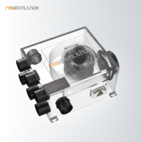 Ventilateur d'air frais multi-pièces 500m3/h, système de ventilation à pression négative auto-équilibrant