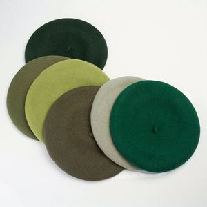 Chapeau en laine pour femme et homme, style britannique, décontracté, pour l'automne et l'hiver, classique, béret, chaud pour l'extérieur - Product Image 4