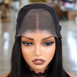 Peluca Bob de Cabello Humano INDIANO al por Mayor, Pelucas Bob Rizadas Virgen Transparentes sin Pegamento con Frente de Encaje, Peluca Bob Corta con Cierre de Encaje 4*6 - Product Image 5