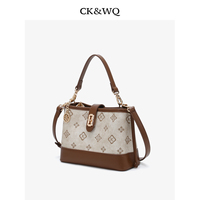 Sac fourre-tout mini de luxe à motif vintage, sac à bandoulière de créateur pour femme avec pendentif métallique, idéal pour les sorties du week-end et les sorties quotidiennes