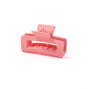 Pinza de Pelo Cuadrada Acrílica Mate de 8.5cm, 4 Colores, Estilo Japonés Coreano, Marca JJJ, Diseño Hueco, para Uso Diario - Product Image 6