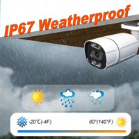 5MP Analog Security Bullet Camera,4-in-1(TVI/CVI/AHD/CVBS),Color-Vu,F1.0 Super Aperture,Full Color,Built-in Mrc,Full Metal,NTSC