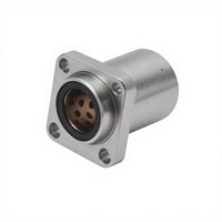 Boulon linéaire sans huile à bride allongée en acier inoxydable, avec revêtement extérieur en graphite et intérieur en cuivre, usiné CNC pour applications de fraisage et de résistance à l'usure