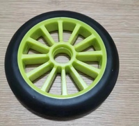 Roues en PU YSMLE en gros de 125 mm pour patins à roues alignées de slalom ou de vitesse, ou pour trottinettes, chariots à main ou camions à plateau