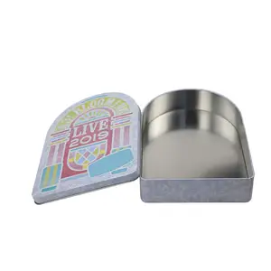 CD storage box, DVD protection box, large-capacity record metal packaging tin box customization