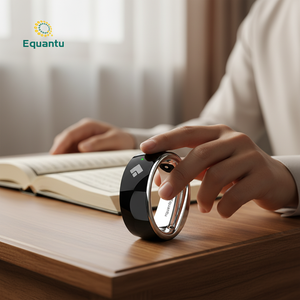 <b>Digital</b> Tasbih Counter Equantu QB708 Touch 999999 APP Control Ring Tasbeeh Smart Rings - Product Image 1